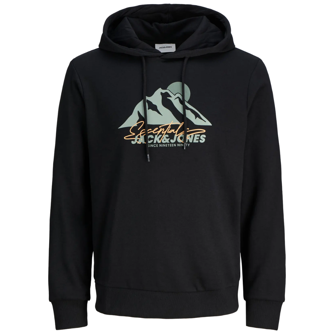 J&J Crni Muški Duks JJSUN Sweat Hood